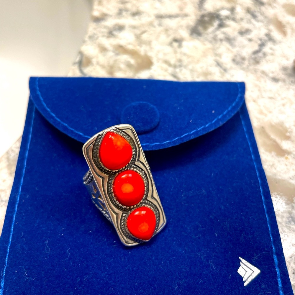 Silpada Red Coral ring